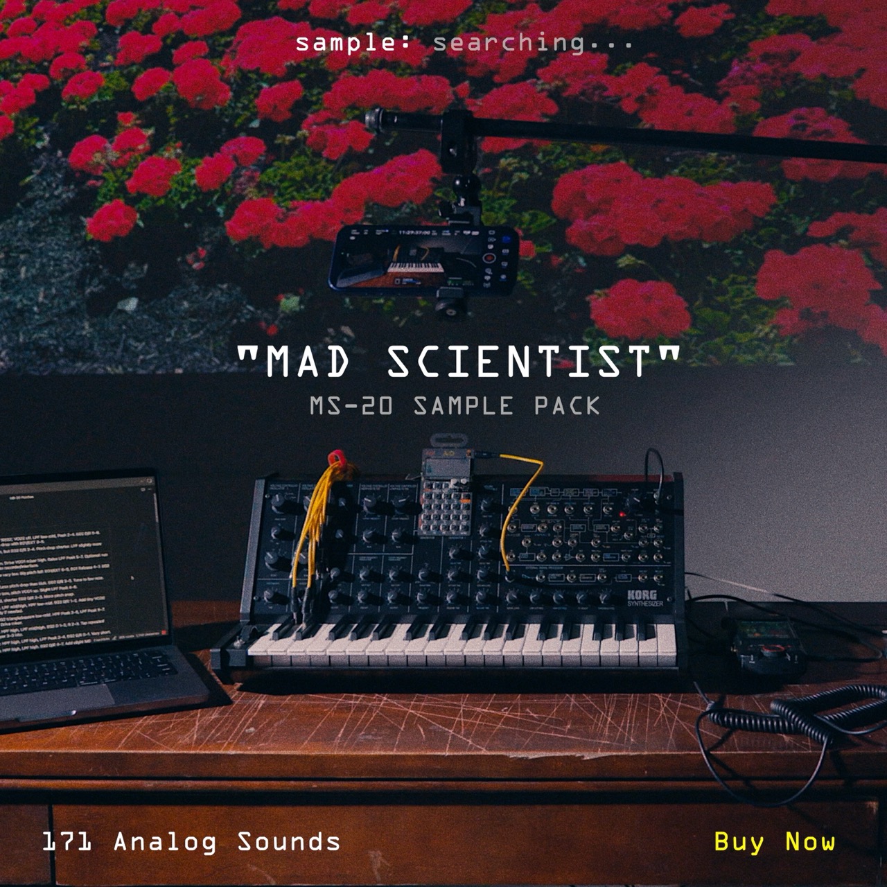 Mad Scientist MS-20 sample pack artwork